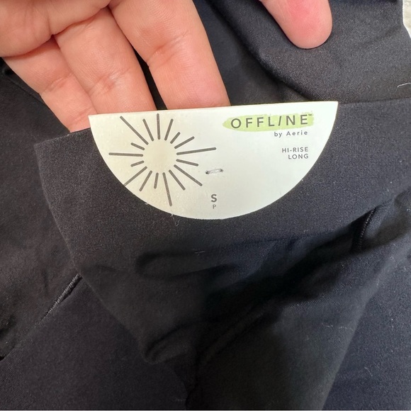 Nwt Aerie Black real me xtra Flare nwt - Picture 2 of 4